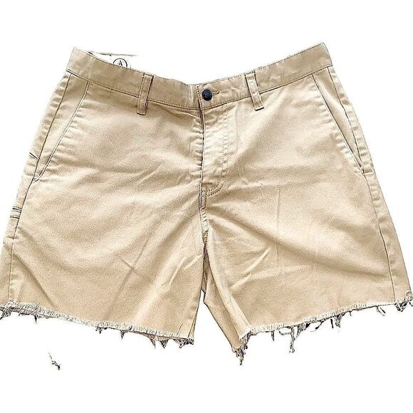 Classic Volcom cutoff men chino shorts. Size 31 w/ pockets. Unisex - Picture 1 of 11